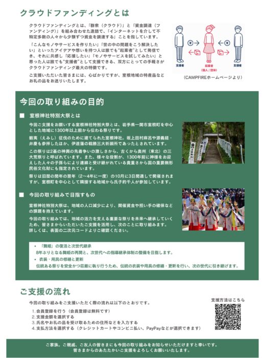 室根大祭クラウドファンディング2
